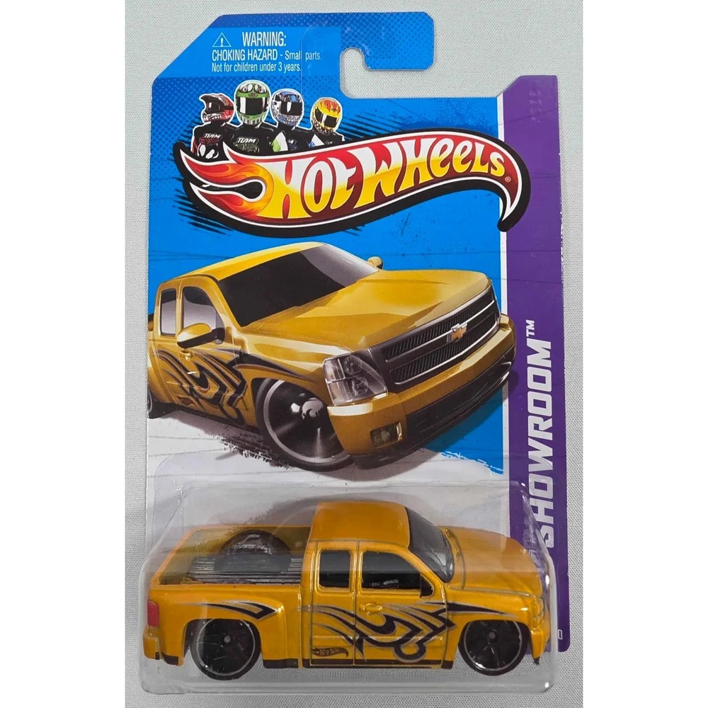 Hot Wheels HW Showroom Chevy Silverado Yellow 168/250 Mint